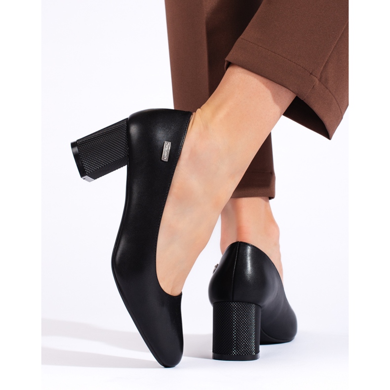 Escarpins à talons hauts noirs pour femmes de Sergio Leone 1