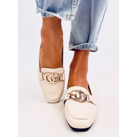 Mocassins femme Elisa Beige 1 Mocassins femme Elisa Beige 1