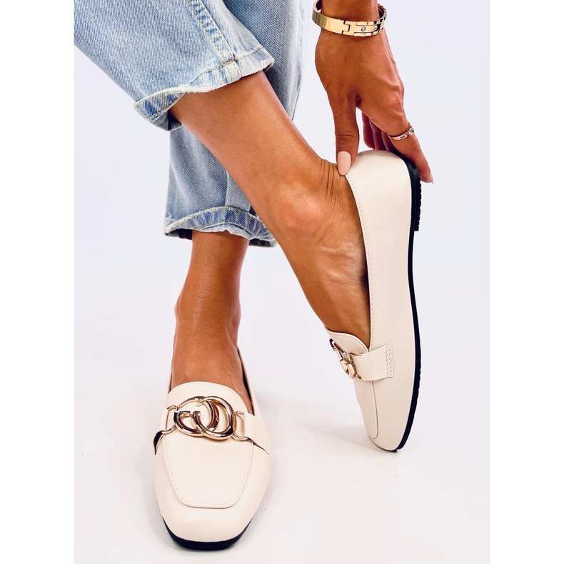 Mocassins femme Elisa Beige 2