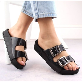 Chaussons confortables parfumés Zaxy W INT2005, noir 1