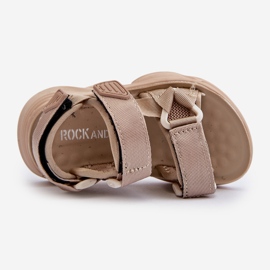 Sandales pour enfants avec fermeture velcro, Beige Orretta 2 Sandales pour enfants avec fermeture velcro, Beige Orretta 2