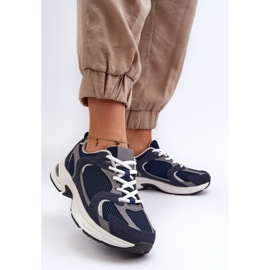 Baskets Femme Chaussures De Sport Bleu Marine Kildia 2