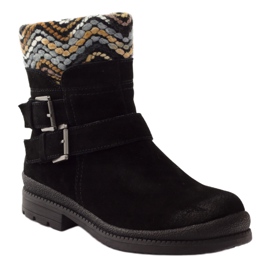 Ouvriers isolés en cuir Filippo 392 le noir 1