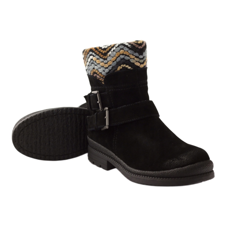 Ouvriers isolés en cuir Filippo 392 noir 3