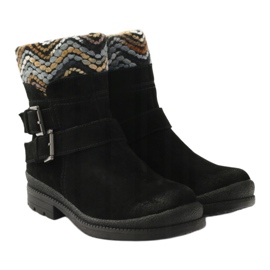 Ouvriers isolés en cuir Filippo 392 noir 4