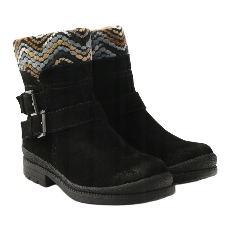 Ouvriers isolés en cuir Filippo 392 noir 4