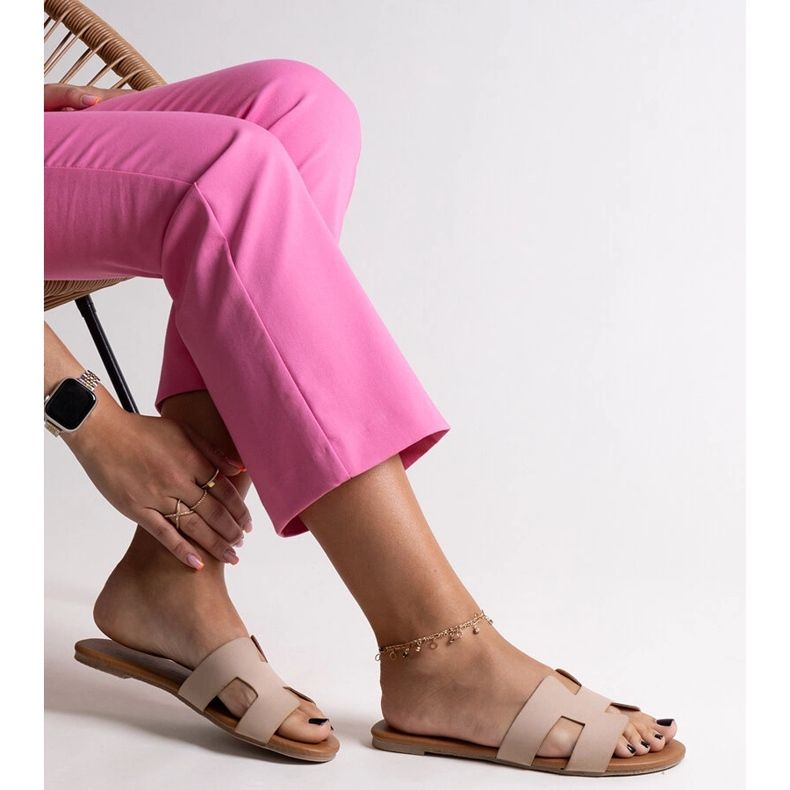 Tongs classiques Juma beiges 1