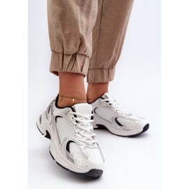 Chaussures de sport pour femmes, baskets blanches et noires Leranea 2 Chaussures de sport pour femmes, baskets blanches et noires Leranea 2