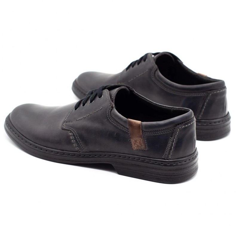 Joker Chaussures en cuir pour hommes 415 gris 4 Joker Chaussures en cuir pour hommes 415 gris 4