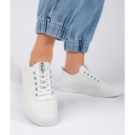 Seastar Baskets femme ajourées blanches 1
