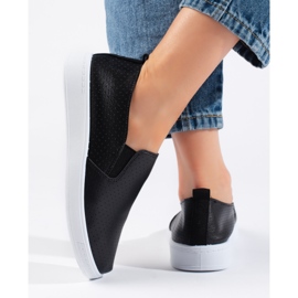 Slip-on ajouré noir le noir 2
