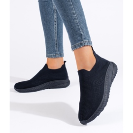 Chaussures de sport à enfiler pour femmes, bleu marine 1