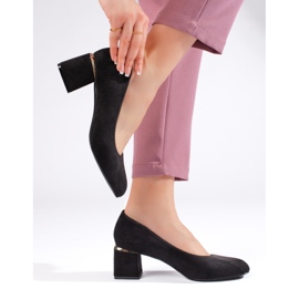 Talons hauts en daim noir 2