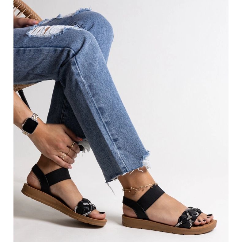 Sandales Aldona noires 1