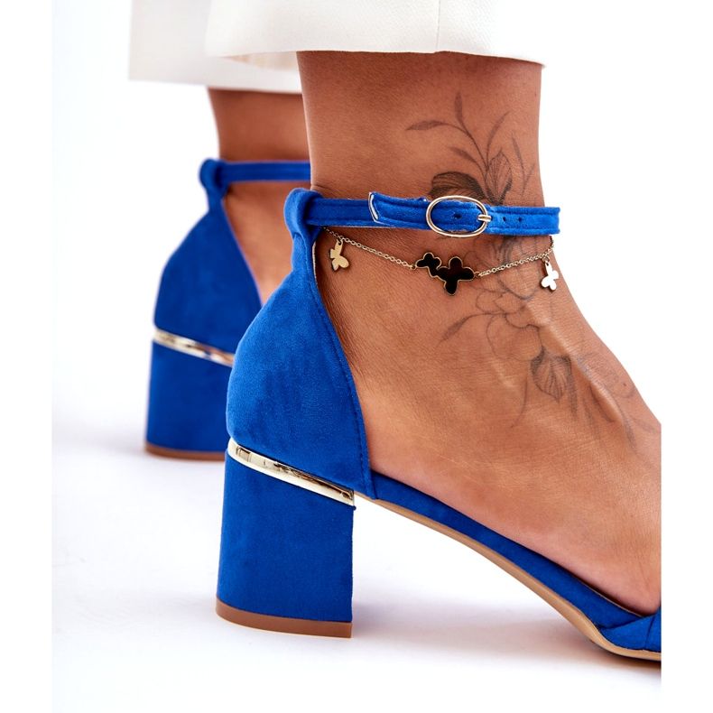 Seastar Sandales tressées en daim bleu Essenza 4