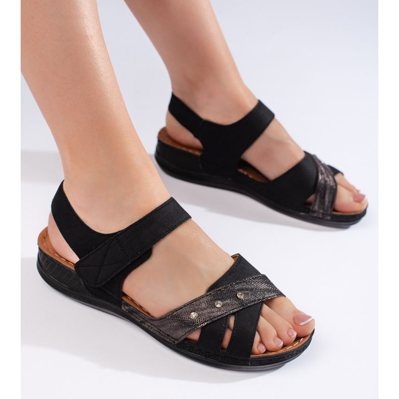 Sandales plateforme femme bleu clair 1