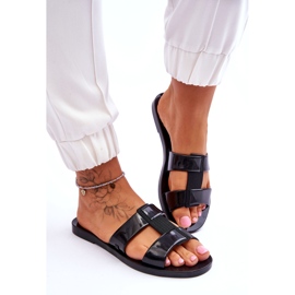 Flip végétalien pour femmes -flops zaxy jj285263 noir 4
