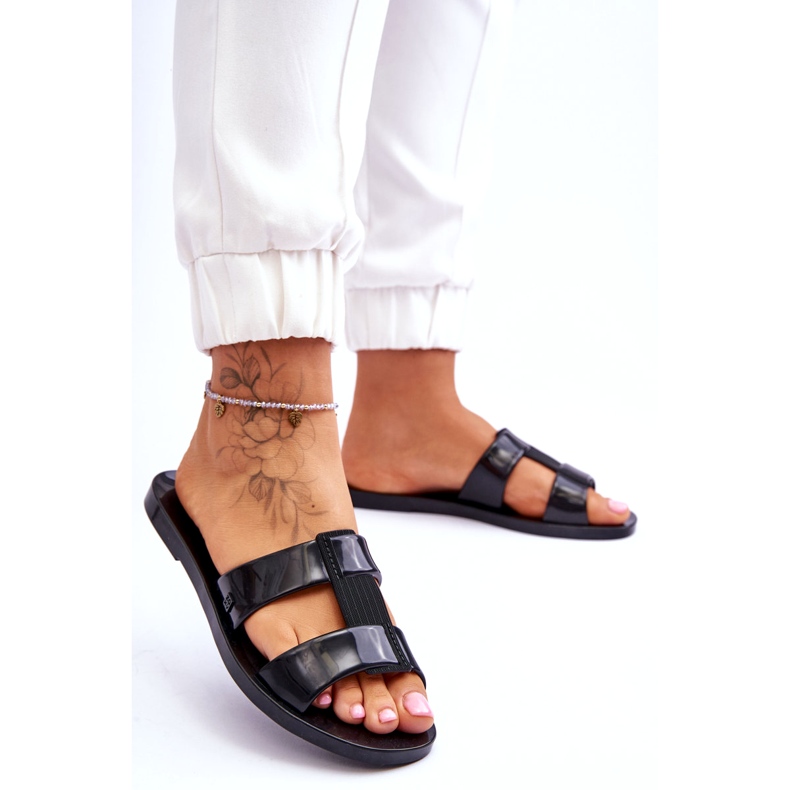 Flip végétalien pour femmes -flops zaxy jj285263 noir 3