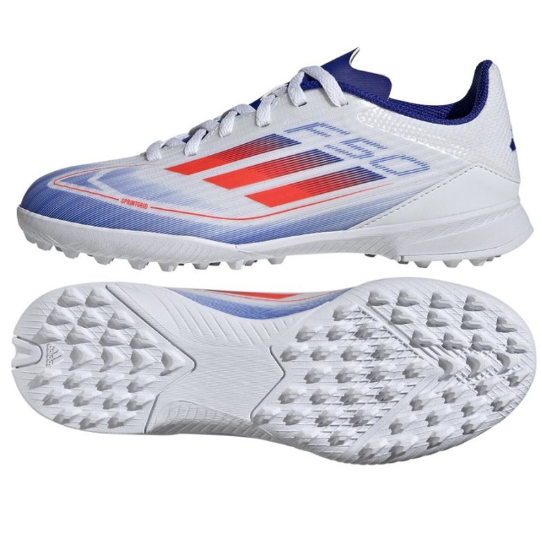 Chaussures de football Adidas F50 League Tf IF1372 blanche 1