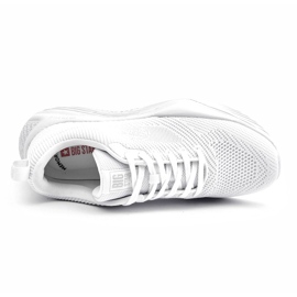 Sneakers sportifs pour hommes mousse Big Star LL174247 blanc blanche 1