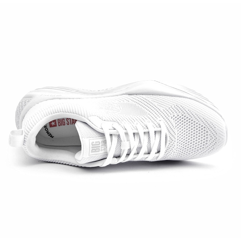 Sneakers sportifs pour hommes mousse Big Star LL174247 blanc 1