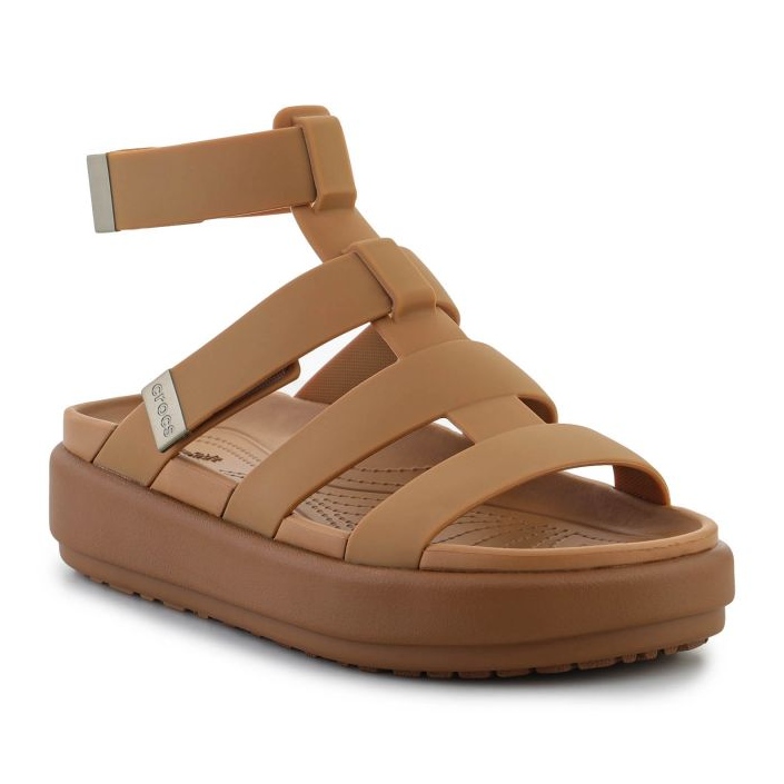 Crocs Brooklyn luxe Sandales gladiateur 209557-2U3 brun 1