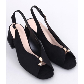 Floris Sandales à talons noires 1