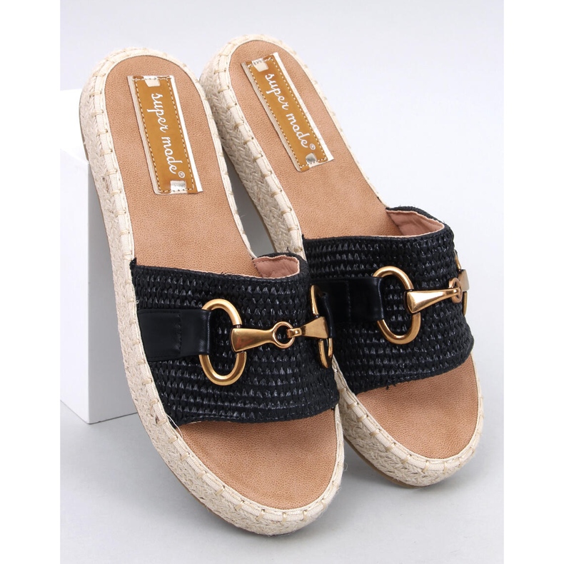 Maters Tongs espadrilles noires le noir 1