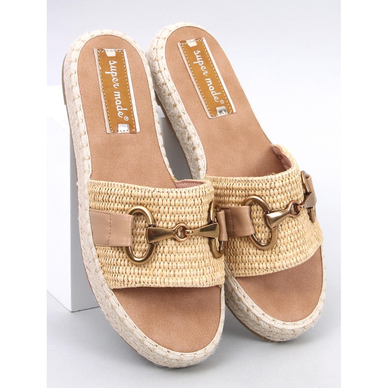Maters tongs espadrilles kaki beige 1