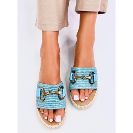 Tongs espadrilles Maters bleu 4