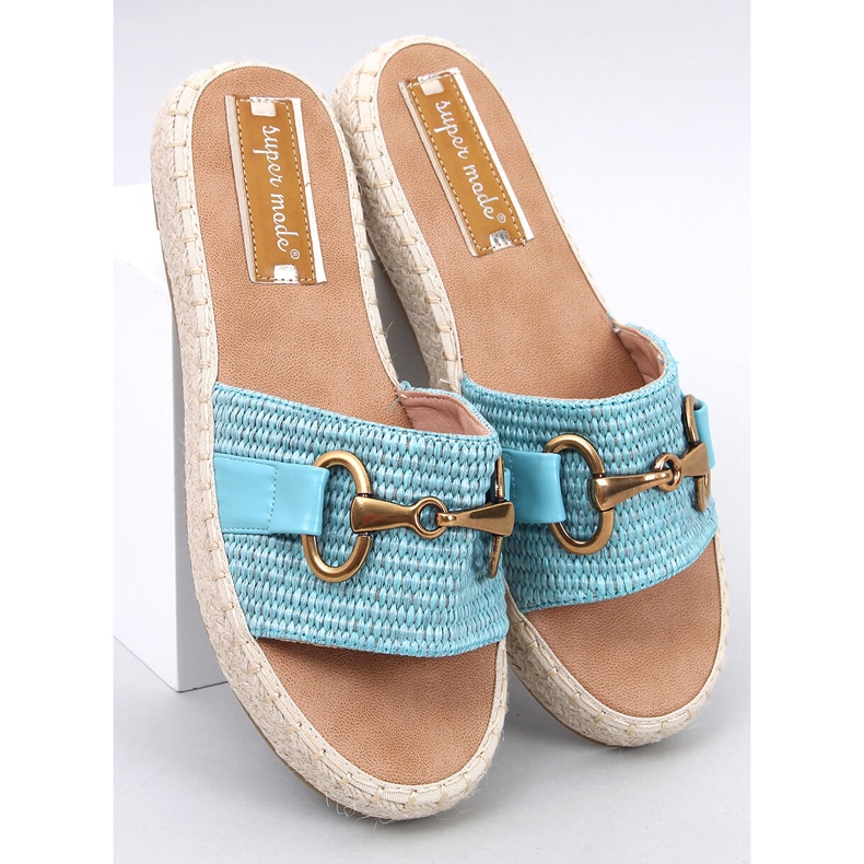 Tongs espadrilles Maters bleu 1