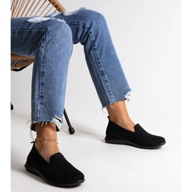 Les baskets noires de Rahim avec une semelle en mousse le noir 3