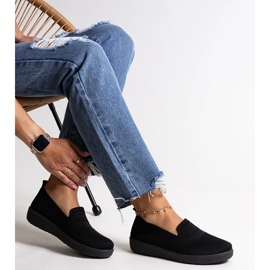 Baskets à enfiler noires Mikaila le noir 1