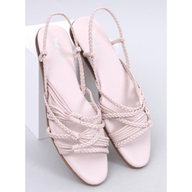 Limbe Sandales style bohème beige 1