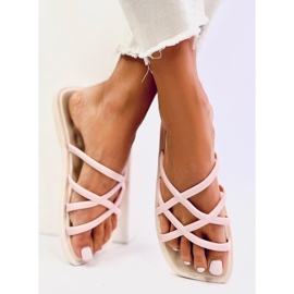 Gomis Tongs en caoutchouc rose 5