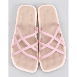 Gomis Tongs en caoutchouc rose 1