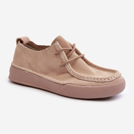 Chaussures Femme Sergio Leone SP021 En Daim Beige 5