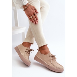 Chaussures Femme Sergio Leone SP021 En Daim Beige 8