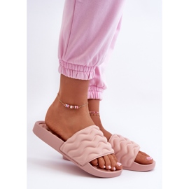 Tongs légères pour la piscine femme rose clair Beliordia 2