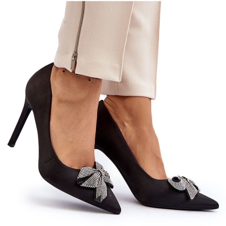 Sweet Shoes Escarpins Fairine noirs avec nœud 6