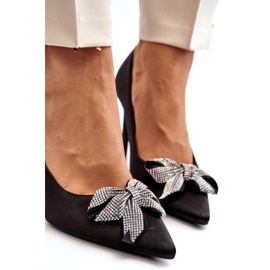 Sweet Shoes Escarpins Fairine noirs avec nœud 5