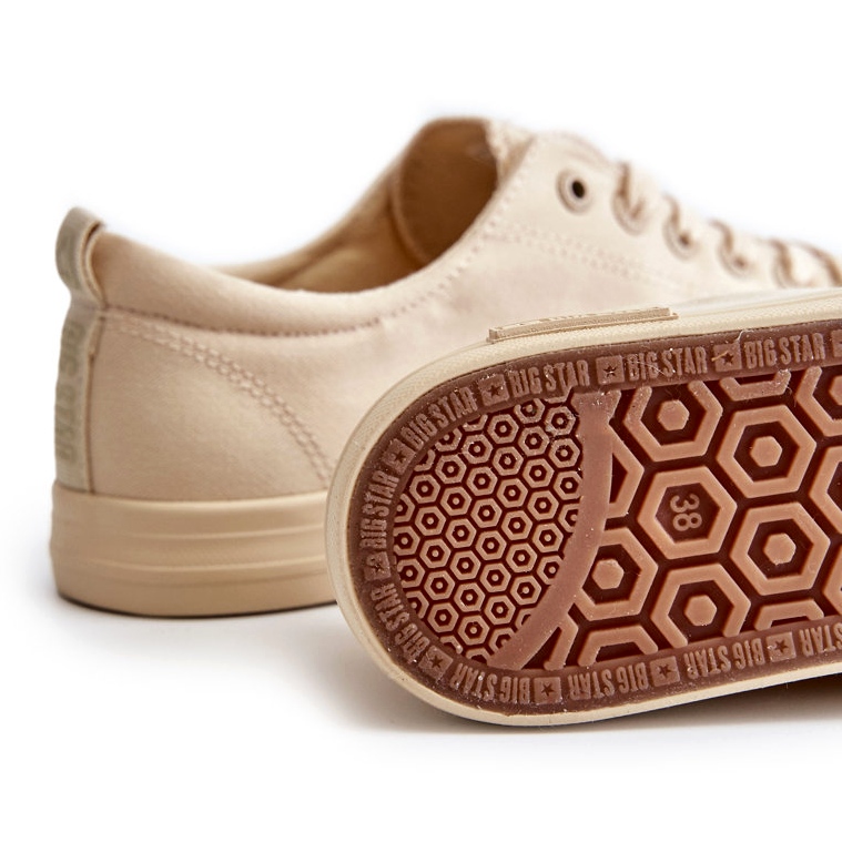 Baskets Basses Lisses Femme Big Star LL274061 Beige 1 Baskets Basses Lisses Femme Big Star LL274061 Beige 1