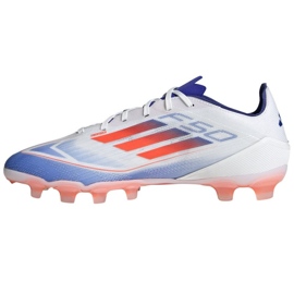 Chaussures de football Adidas F50 Pro Mg F1325 blanche 1 Chaussures de football Adidas F50 Pro Mg F1325 blanche 1