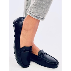 Mocassins classiques avec semelle intérieure en cuir Debell Noir le noir 4