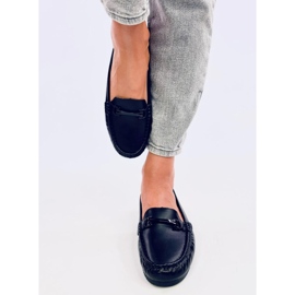 Mocassins classiques avec semelle intérieure en cuir Debell Noir le noir 2