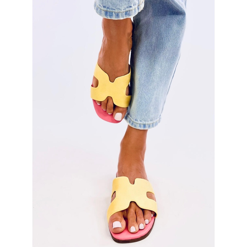 Chaussons femme Kalani Jaune 2