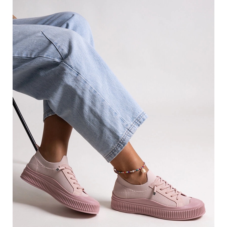 Baskets Callimaco beiges à enfiler 1