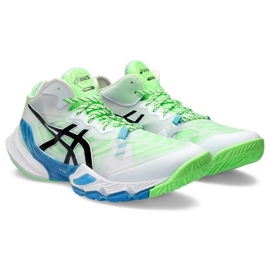 Asics Metarise 1051A058102 chaussures de volley-ball blanche 1
