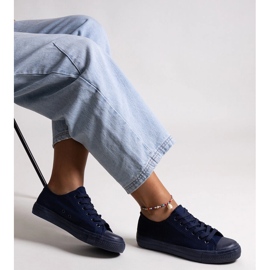 Baskets Nudar classiques bleu marine 1