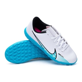 Chaussures Nike Vapor 15 Club TF DJ5956-146 blanche 1 Chaussures Nike Vapor 15 Club TF DJ5956-146 blanche 1